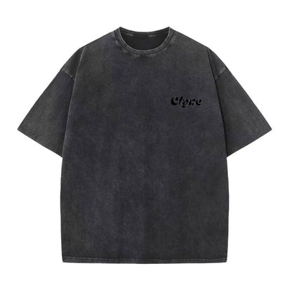 Acid wash T-shirt street slang based