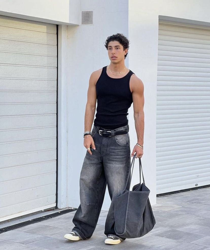 Clyne Men’s Classic Jet Black Vest - Urban Fit